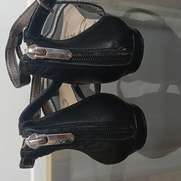 Sam Edelman black chained strappy sandals size 8 - Picture 4 of 14